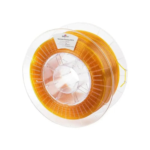 Spectrum PETG Filament Transparent Yellow 1.75mm 1kg