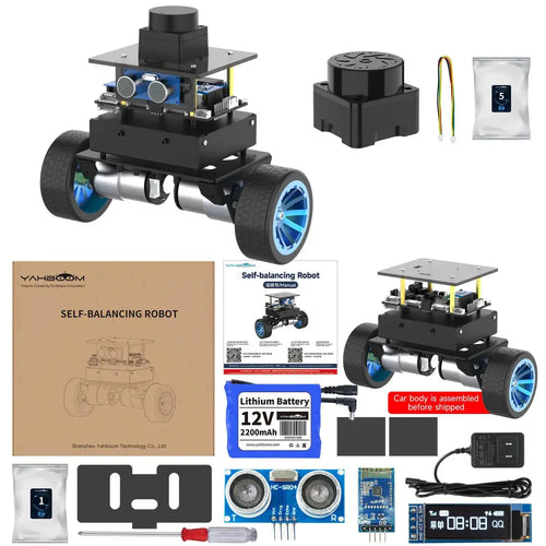 Yahboom STM32 Self-balancing Robot Car--Lidar kit