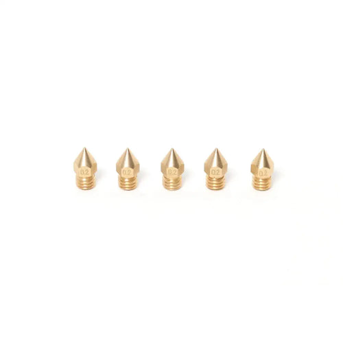 3D Printing Canada MK8 Brass Nozzle for 1.75mm Filament, 0.2mm Output (5 Pack)