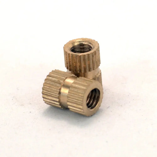 M5x10 OD7 Brass Knurled Insert Nut