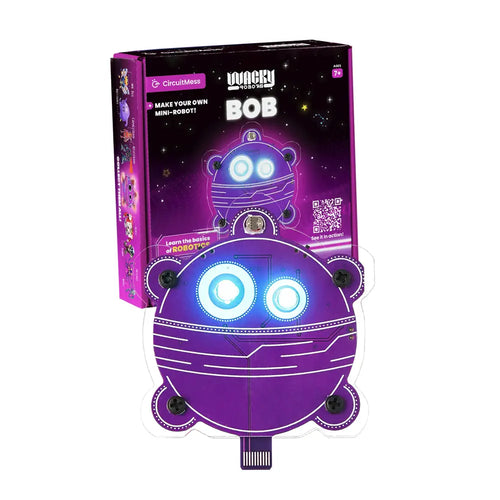 CircuitMess Wacky Robots - DIY mini robots - Bob, Learn about Light, Resistance and Ohm&