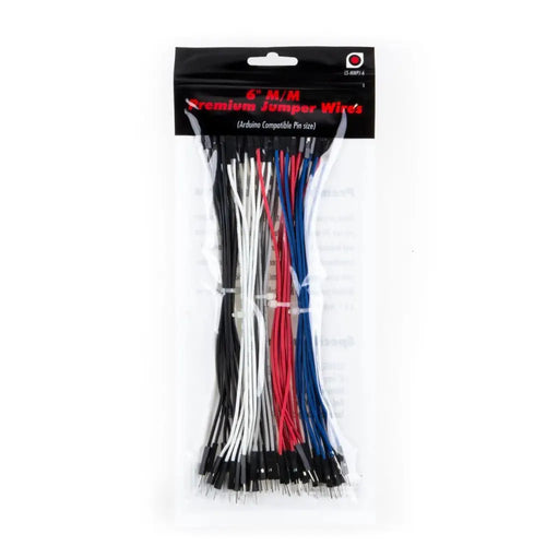 6" M/M Premium Jumper Wires (40pk)