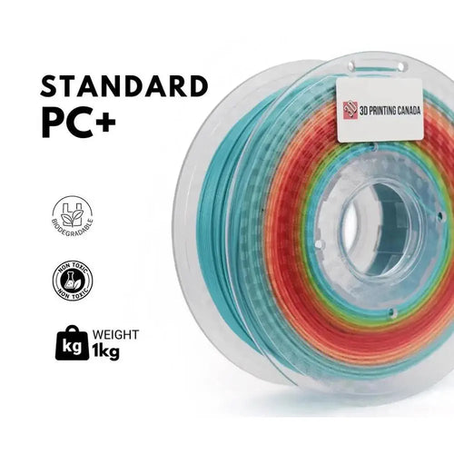 Standard PC+ Filament, White 1.75mm, 1kg