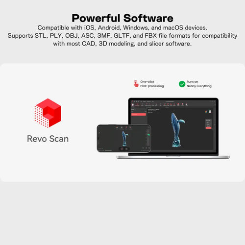 Revopoint POP 3 The Handheld 3D Scanner with Color Scans Advanced Edition