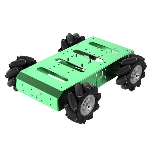 Hiwonder Large Metal 4WD Vehicle Chassis for Arduino/Raspberry Pi/ROS Robot with 12V Encoder Geared Motor