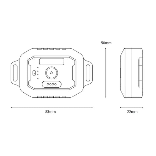 UbiTrack Ultra-Wideband (UWB) Indoor Location Tracking System (RTLS) - Goods Positioning Tag TG2B