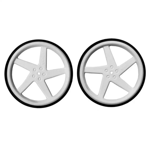 63mm Servo Wheel - White (2pk)