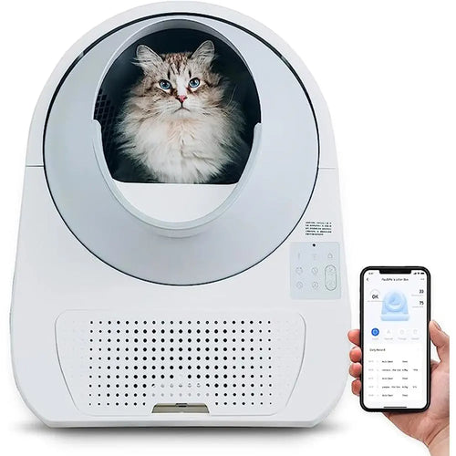 CATLINK Automatic Self Cleaning Cat Litter Box with APP, Health Monitoring (Luxury Pro)