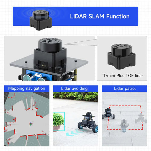 MicroROS Self-balancing Robot Car Support 4KG Load(Vision version)