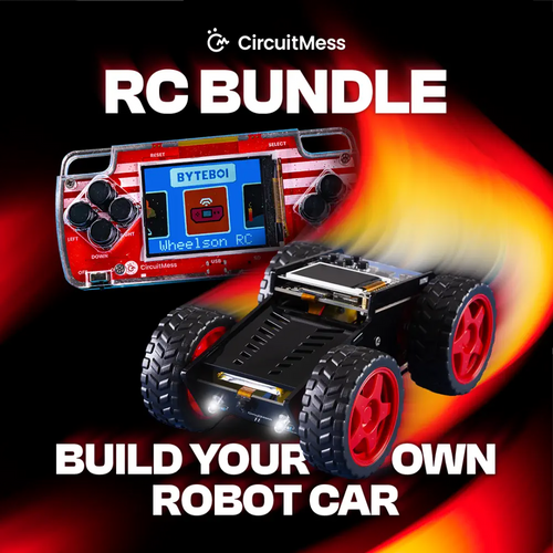 CircuitMess DIY RC Bundle for Kids 11+ - Build &amp; Code Your Own Robot Car &amp; Game Console