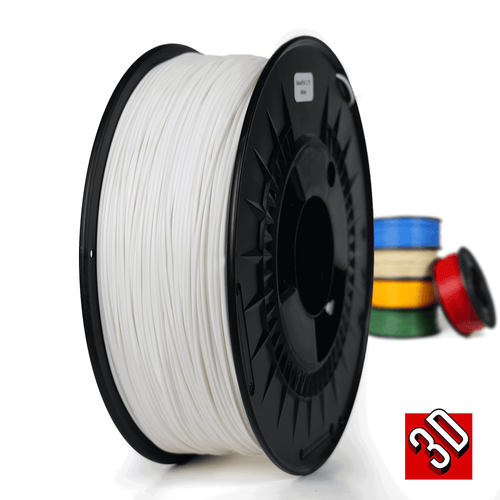 Value PLA 3D Printing Filament White 1.75mm 4.5kg