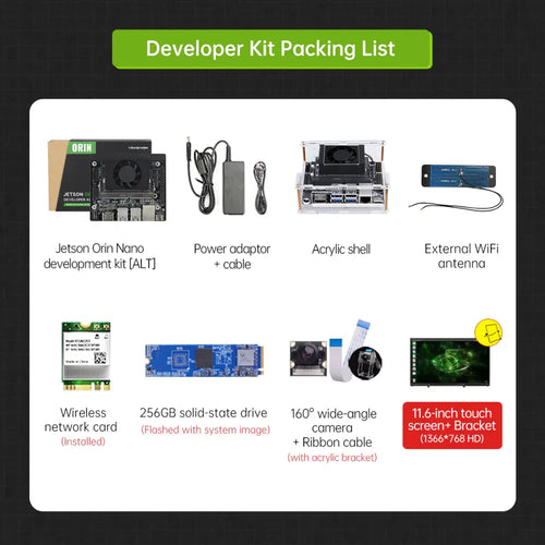 Hiwonder Jetson Orin Nano Development Kit 8GB SOM Module (Developer Kit)