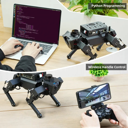 ROSPug Quadruped Bionic Robot Dog Powered by Jetson Nano ROS Open Source Python Programming