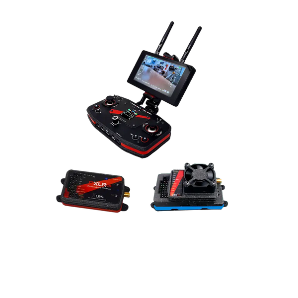 KITXLRSXD1-VTX. Remote Controller XPAD1, Receiver RXLRSD1, FPV Monitor, Video TX, Radio Control and Mavlink / Transparent Data Link.