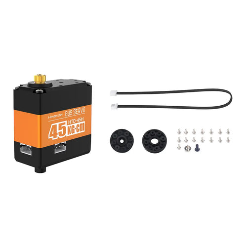 Hiwonder HTD-45H High Voltage Serial Bus Servo w/ 45KG Torque, Three Connectors &amp; Data Feedback