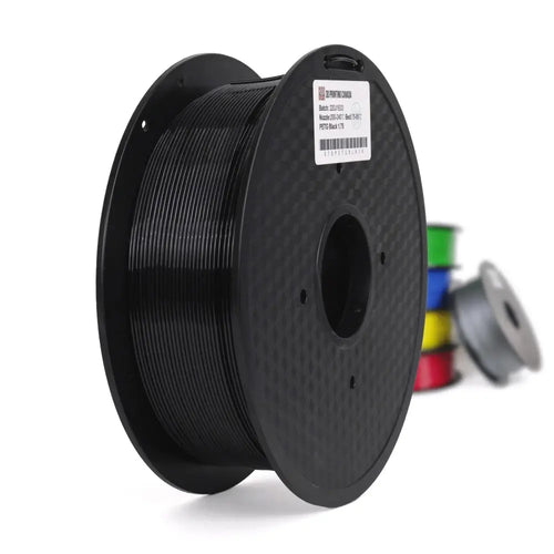 Black Standard PETG Filament 1.75mm 1kg