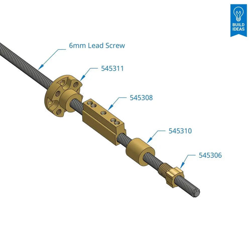 6mm Lead Screws 350mm