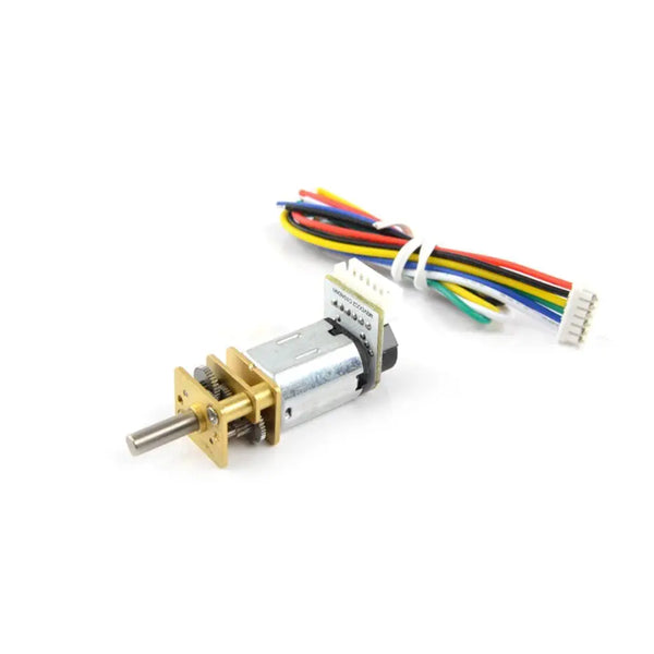 6V 210:1 75RPM Micro Metal Gearmotor w/ Encoder