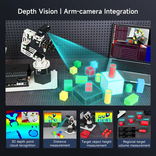 Yahboom DOFBOT Pro 3D Depth Vision Robotic Arm-Standard Version with Jetson Orin NX 8GB Board