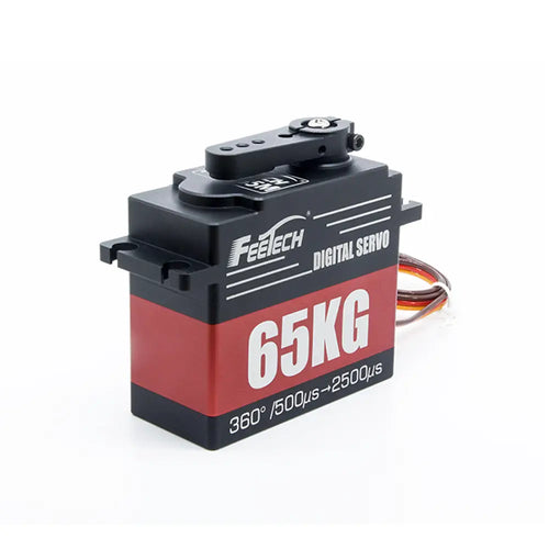 FeeTech 7.4V 65kg 360 Degree Magnetic Encoders Steel Gear Servo