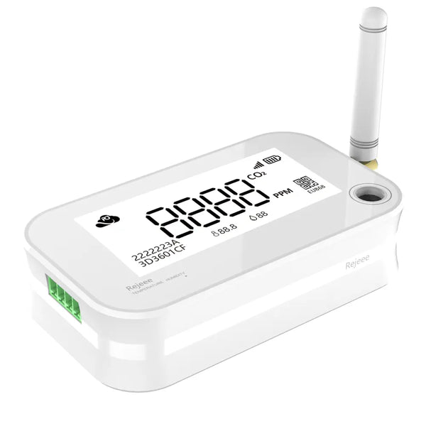 Rejeee LoRaWAN CO2 Sensor with 2.9-inch E-paper