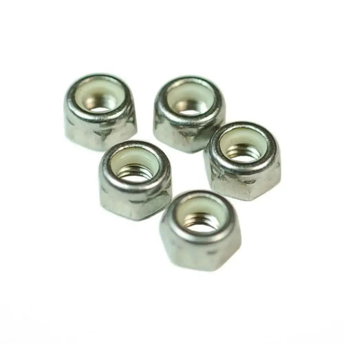 Stainless Steel Metric Thread Nyloc Hex Nuts M4 (10 Pack)