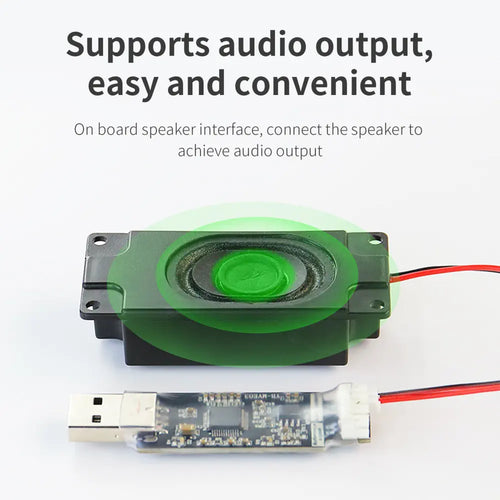 USB Sound Card and Speaker for Raspberry Pi Jetson Board