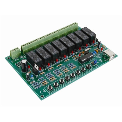 8-Channel USB Relay Card