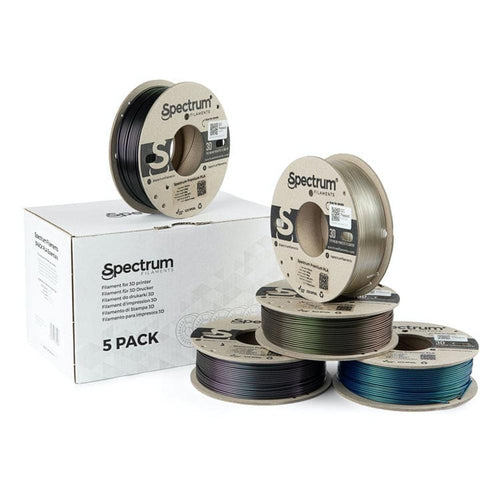 Spectrum Filaments PLA Essentials Multi Pack - 1.75mm Filament - 5 x 0.25 kg