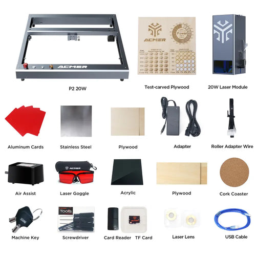 ACMER P2 20W Laser Engraver Cutting Machine