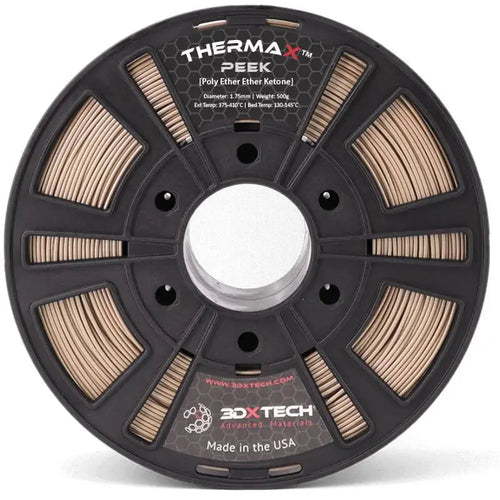 3DXTech ThermaXT PEEK Filament - Natural 1.75mm 500g