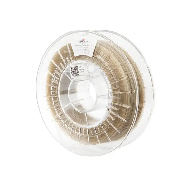 Spectrum Filaments Clear Gold 1.75mm PLA Glitter Filament - 0.5 kg