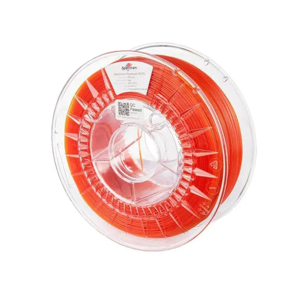 Spectrum Filaments Transparent Orange PCTG 1.75mm Filament - 1 kg