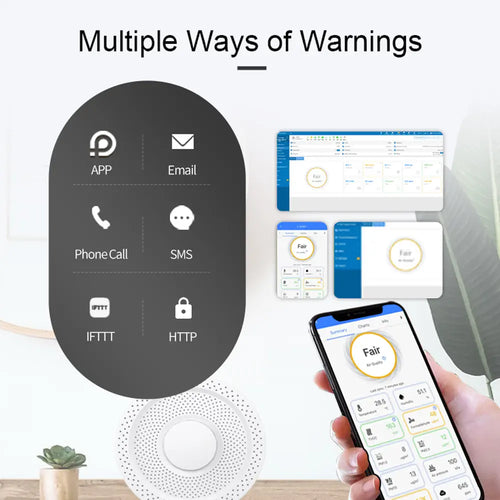 UBIBOT AQS1 IOT SMART INDOOR AIR QUALITY SENSOR