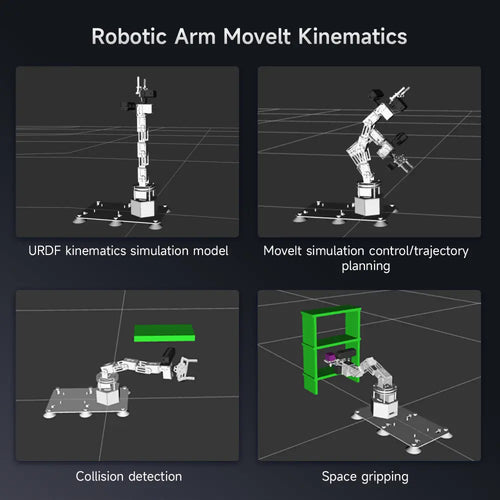 Yahboom DOFBOT Pro 3D Depth Vision Robotic Arm-Standard Version with Jetson Orin NANO 4GB SUB Board