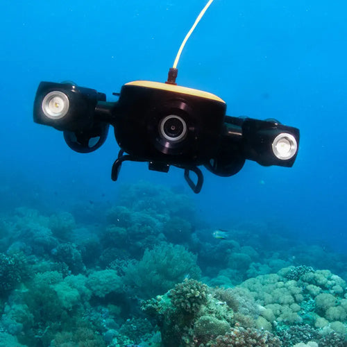 Geneinno Underwater Drone Camera 4K UHD ROV Real-Time Viewing, Streaming &amp; Recording, Underwater Inspection and Exploration, Yachting, Education