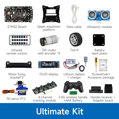 STM32 Smart Car with Multifunctional Development Board