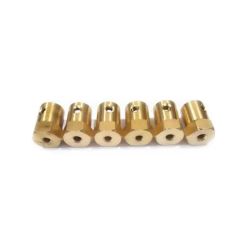 8mm Brass Hex Mounting Hub