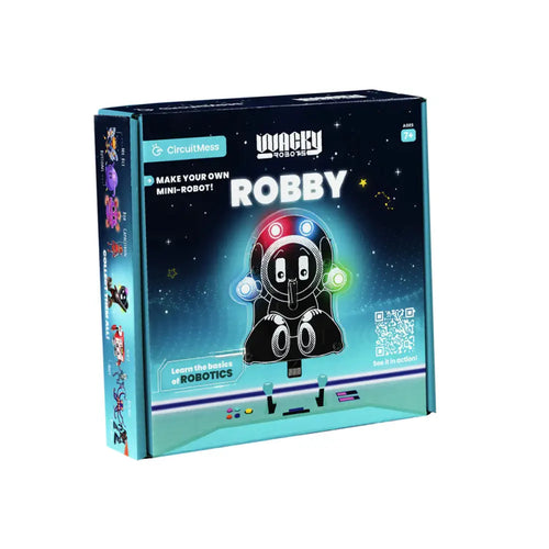 CircuitMess Wacky Robots Robby - Kids STEM Adventure Toys Electronics Kit - Science Kit &amp; Robotics Kit - Engineering Kit with STEM Activity Kits for Ages 7+