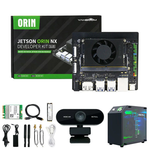 Yahboom Jetson Orin NX 16GB SUB Development Kit Based On NVIDIA Core Module For ROS AI Deep Learning(Orin NX 16GB-Mini PC Kit)