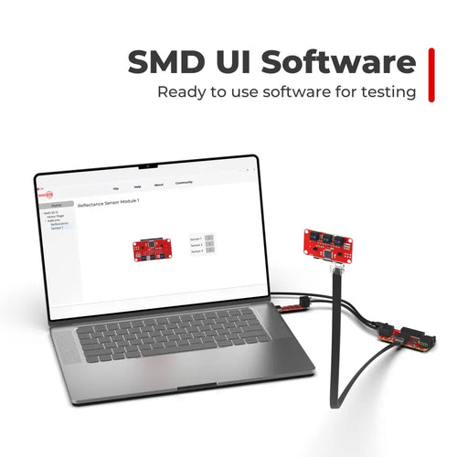 Reflectance (Line follower) Sensor Add-On Module for ACROME SMD Products