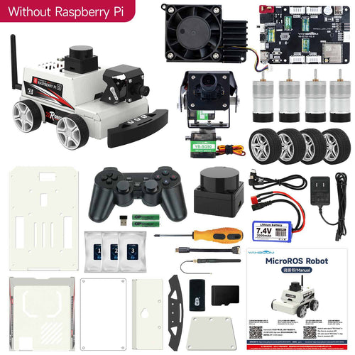 Raspberry Pi 5 ROS2 Robot Car(ROS2-HUMBLE + Python3)