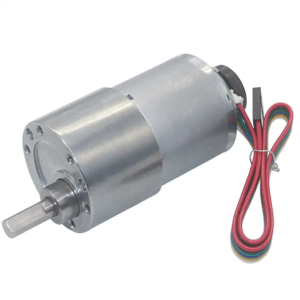 Gm37 Geared Motor w/ Encoder - 12V 267rpm