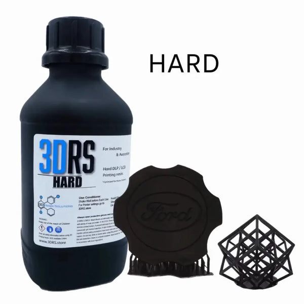 3D Resin Solutions - Black HARD Rapid ABS 3D Resin, 1kg