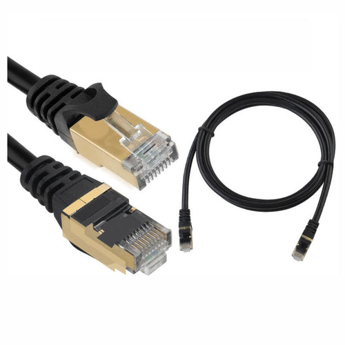 CAT6e Ethernet Cable with metal head (1.5m Black)