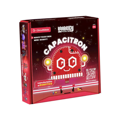 CircuitMess Wacky Robots - DIY mini robots - Capacitron, Learn about Oscillators, Transistors and Semiconductors