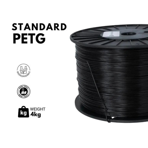 White Standard PETG Filament 1.75mm 4kg