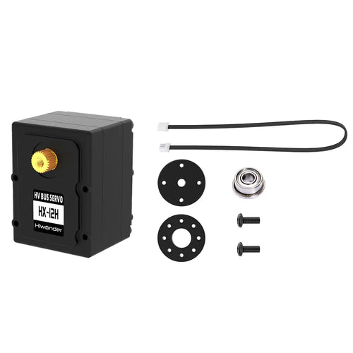 Hiwonder HX 12H Serial Bus High Voltage Servo w/ Double Shaft, 12KG Torque &amp; Data Feedback Function