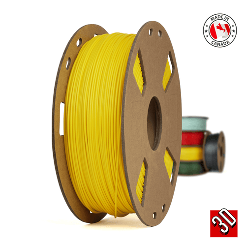 Yellow PLA+ Filament - 1.75mm, 1 kg