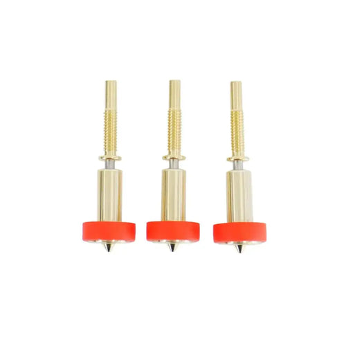 Optimized E3D RevoT High Flow Brass Nozzles for Improved 3D Printing Speed - 1.75mm, 0.4mm diameter (Pack of 3)